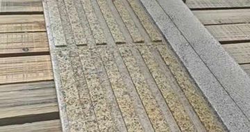 商丘黄金麻盲道石 盲条