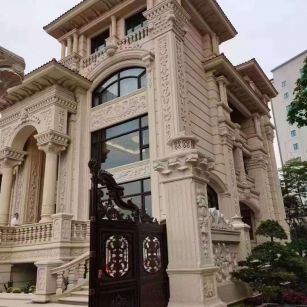 商丘黄金麻别墅外墙异形定制