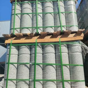 商丘挡车柱芝麻白 挡车石