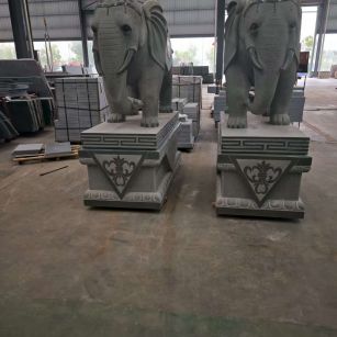 商丘芝麻灰花岗岩对象 芝麻白芝麻灰大象