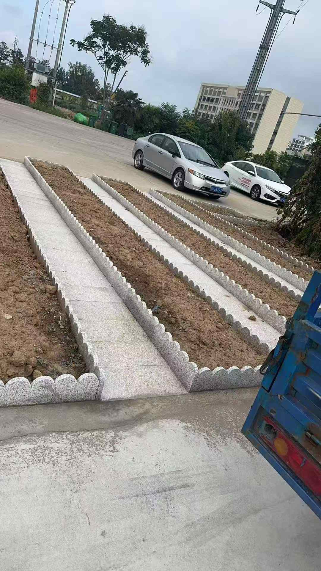商丘芝麻白花边石