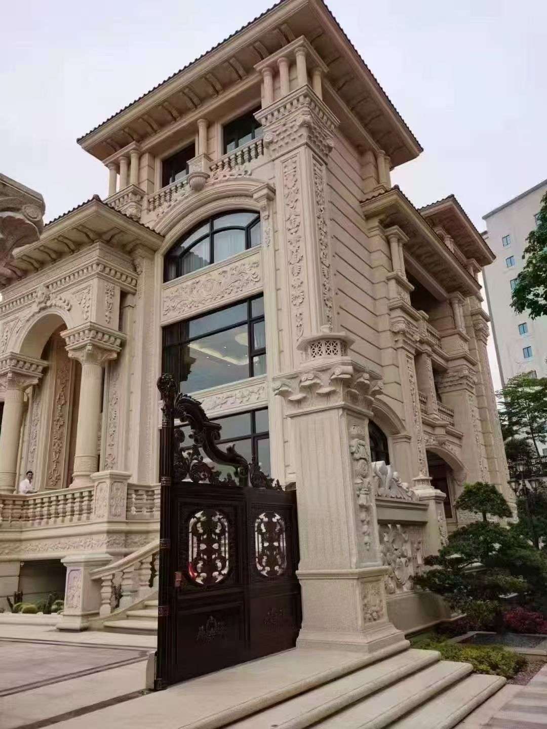 商丘黄金麻别墅外墙异形定制