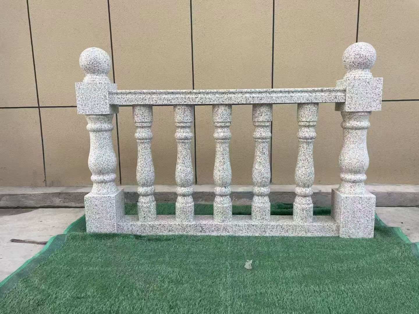 商丘芝麻白阳台栏杆 花岗岩栏杆