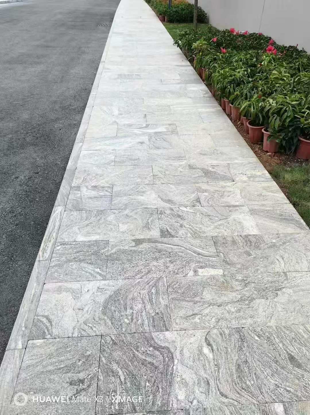 商丘浪淘沙地铺石 夜里雪